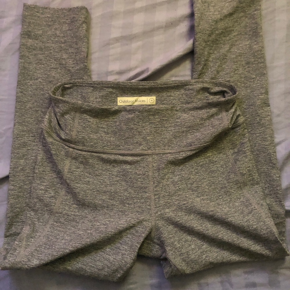 Outdoor voices gray leggings